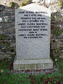 James Clerk Maxwell Grave - geograph.org.uk - 672166.jpg