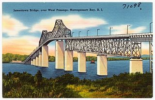 <span class="mw-page-title-main">Jamestown Bridge</span> Now-demolished bridge in Rhode Island