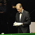 Deutsch: Bild aufgenommen in Berlin während des German Masters im Snooker 2014. Jan Scheers. English: Picture taken in Berlin during the Snooker German Masters in 2014. Jan Scheers.