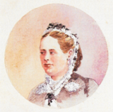 Jane F. Hodge, as painted by Thomas Hodge, c. 1862