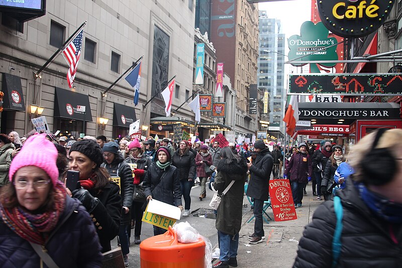 File:January 2019 Women's Alliance march in NYC (46806344681).jpg