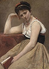Jean Baptiste Camille Corot - Interrupted Reading - 1922.410 - Art Institute of Chicago.jpg