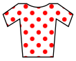 red and white polka dot jersey