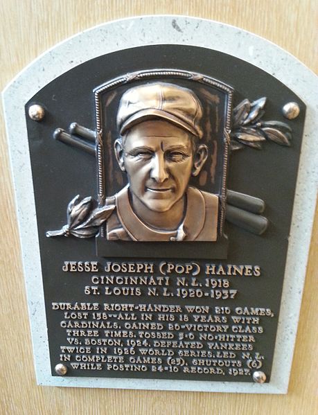 File:Jesse Haines plaque HOF.jpg