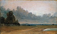 John Constable - A View on Hampstead Heath with Harrow in the Distance (1822) .jpg