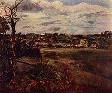 View of Highgate, John Constable, 1st quarter of 19th century.