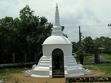 Karumadikuttan Buddha statue and stupa Karumadikuttan.JPG