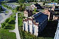 Post-industrial buildings in the museum area