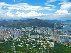 Day view of the Tuen Mun District skyline