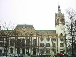 Het door József Vas ontworpen stadhuis