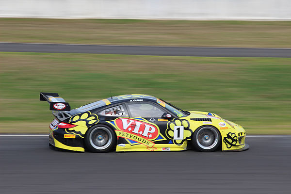 Defending champion Klark Quinn won the 2013 title driving a Porsche 911 GT3-R Type 997.