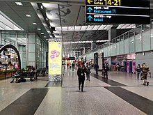 Departure Hall of the integrated terminal