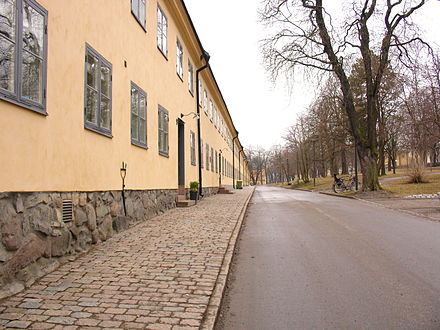 Långa Raden auf Skeppsholmen