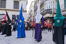 Procession of the Reales Cofradias Fusionadas in Malaga Lagrimas - Fusionadas.jpg