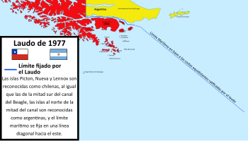 Conflicto Del Beagle: Antecedentes, Desde 1856 hasta 1971, Laudo arbitral de 1977