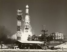 Titan I launch from LC-16 Launch Complex 16.jpg