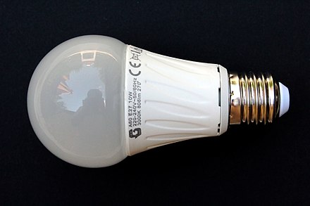 LED lamp with E27 Edison screw base