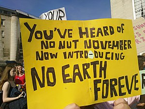 Leeds 20 September 2019 climate strike No earth forever.jpg