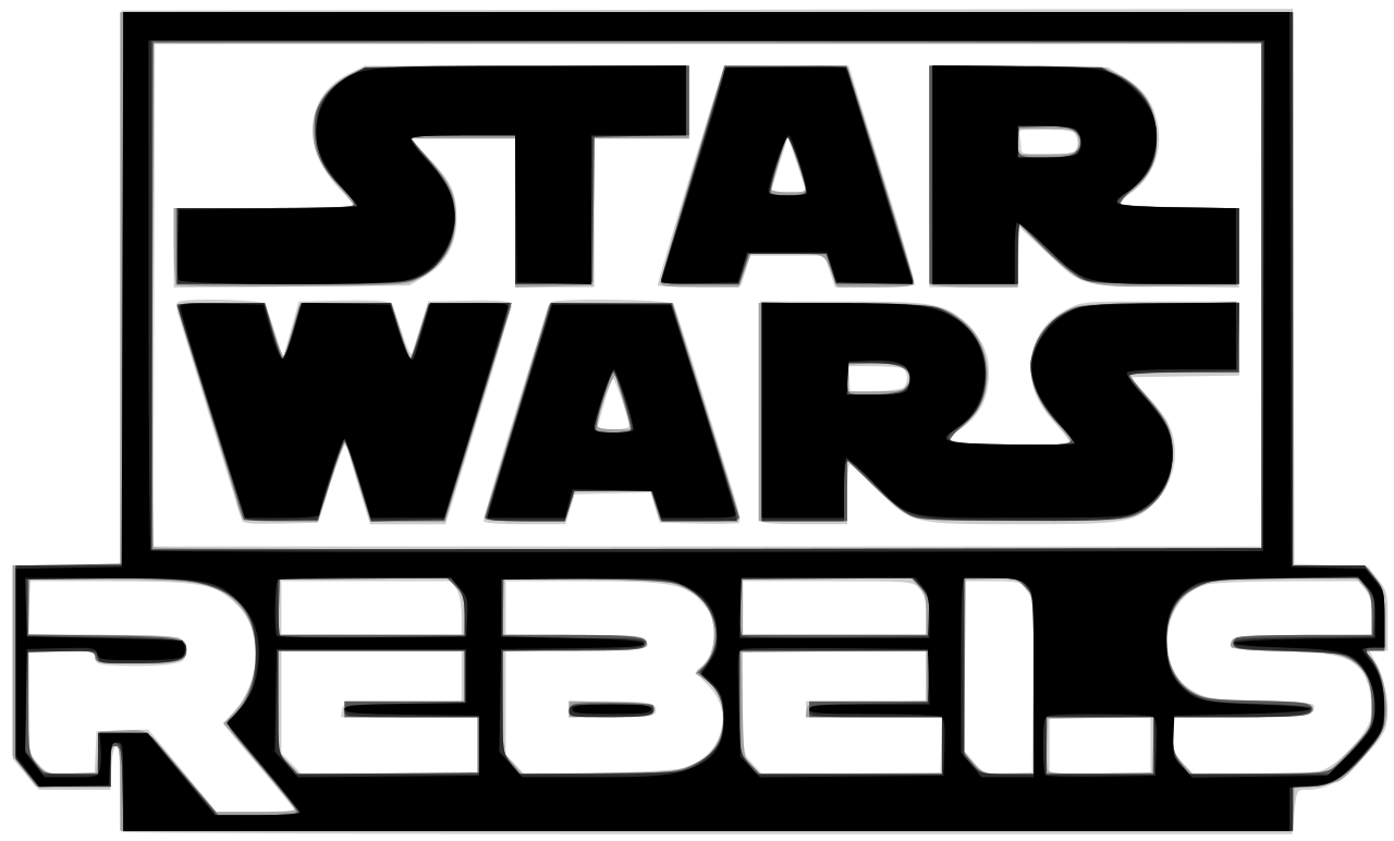 File Logo Star Wars Rebels Schwarz Svg Wikimedia Commons