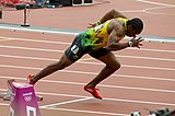 Yohan Blake Rang drei in 20,52 s