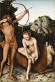 Apollo and Diana (Artemis), Cranach, 1530