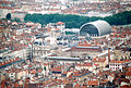 L'hôtel de ville et l'Opéra vus depuis la colline de Fourvière.