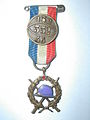 Médaille du 132e et du 332e régiment d'infanterie, vers 1920