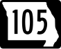 Route 105 marker