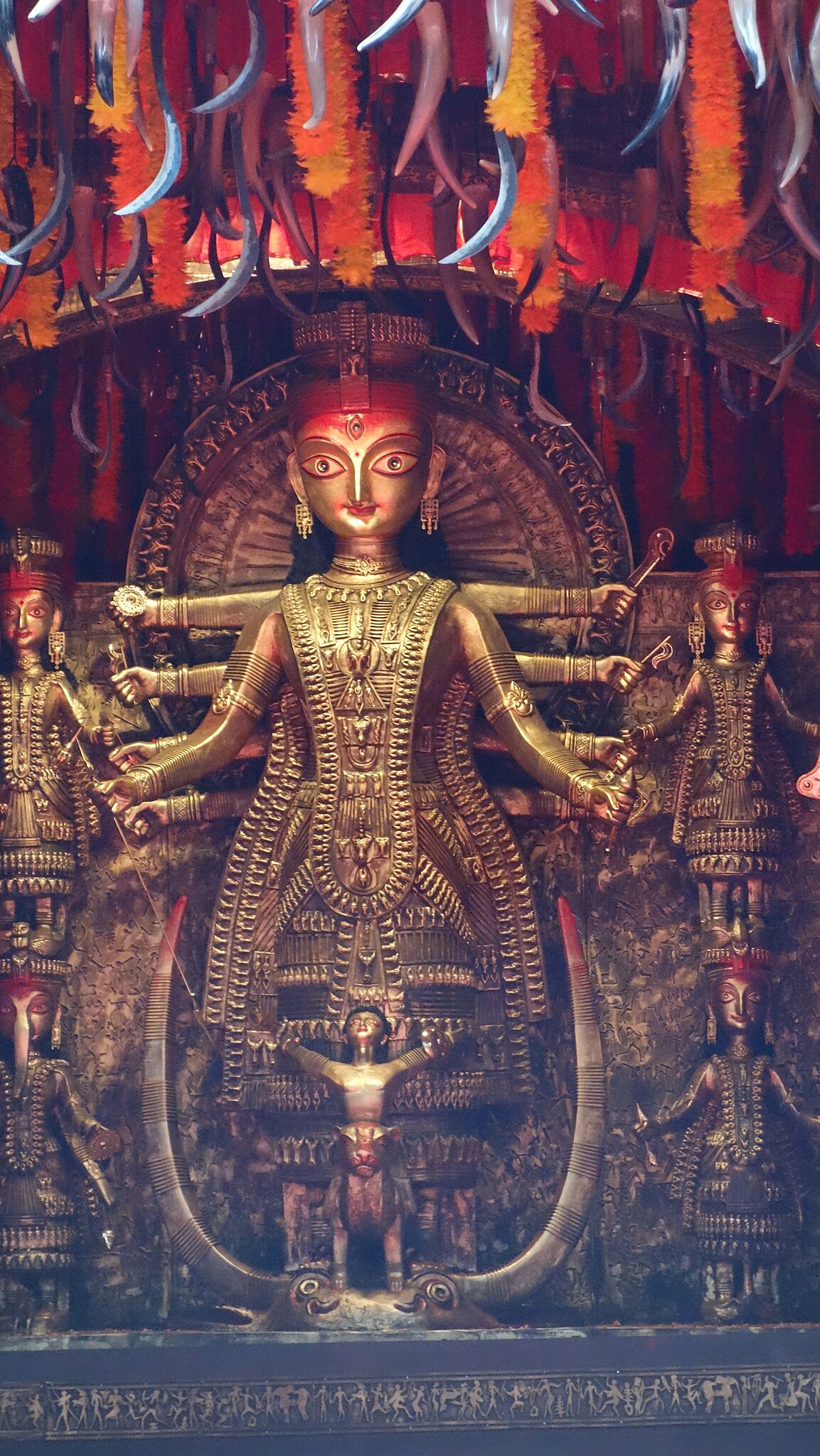 File:Maa Durga Images - An image of Maa Durga at a pandal in Kolkata during Durga  Puja  - Wikimedia Commons