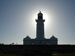 Macquarie Lighthouse silhouette.JPG