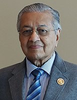 Mahathir Mohamad in 18th Summit of Non-Aligned Movement (cropped).jpg
