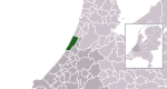 Carte de localisation de Noordwijk