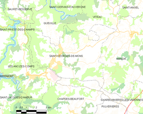 Poziția localității Saint-Georges-de-Mons