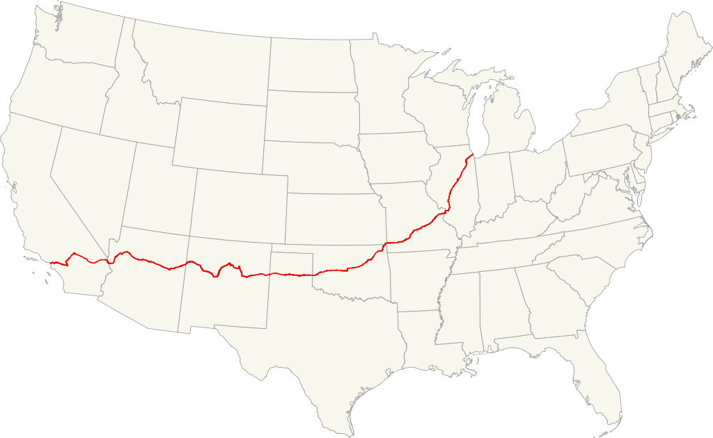 US 66 Route