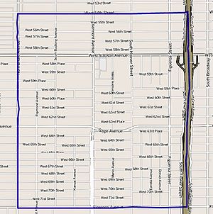 300px map of vermont slauson neighborhood of los angeles california