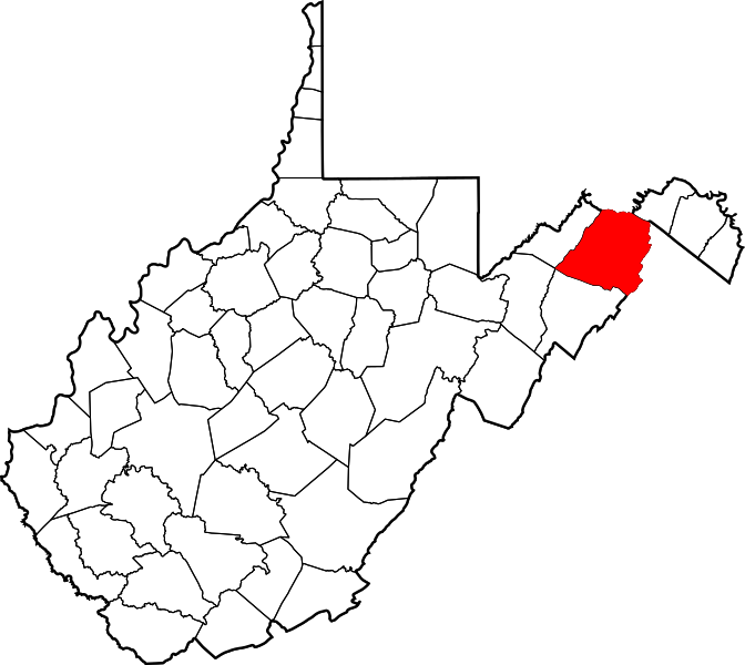 File:Map of West Virginia highlighting Hampshire County.svg