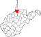 Map of West Virginia highlighting Wetzel County.svg