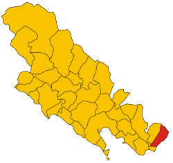 Map of comune of Ortonovo (province of La Spezia, region Liguria, Italy).svg