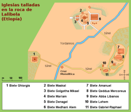Iglesias excavadas en la roca de Lalibela - Wikipedia, la enciclopedia libre