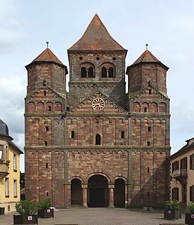 Marmoutier Abbey, Alsace abbey located in Bas-Rhin, in France