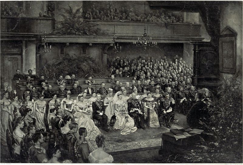 File:Marriage of Queen Wilhelmina of the Netherlands and Duke Hendrik of Mecklenburg-Schwerin.jpg