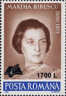 Martha Bibescu 2000 Romania stamp.jpg
