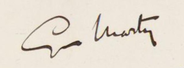 signature de Georges Marty (compositeur)
