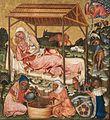Meister von Hohenfurth: Geburt Christi, 1345–1350