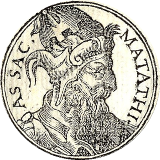 <span class="mw-page-title-main">Mattathias</span> 2nd century BCE Jewish priest of the Hasmonean Dynasty