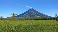 Mayon Mayon Volcano as of March 2020.jpg