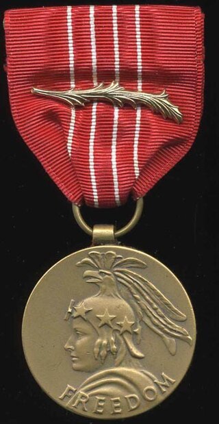 <span class="mw-page-title-main">Medal of Freedom (1945)</span> American civil decoration awarded 1945–1961