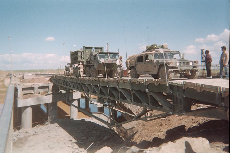 File:Medium Girder Bridge over Kazer River, Mosul, Iraq, 2003.jpg