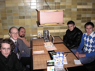 Слева направо: Altes, DrBug, Dr.Stein, Всезнайка, JukoFF