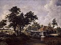 „Peizažas su medžiais ir vandens malūnu“ (apie 1662-64, Čikagos meno institutas, Čikaga)